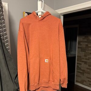 Carhartt Loose Fit Men's Rust Orange Hoodie